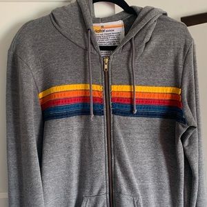 Aviator Nation gray hoodie